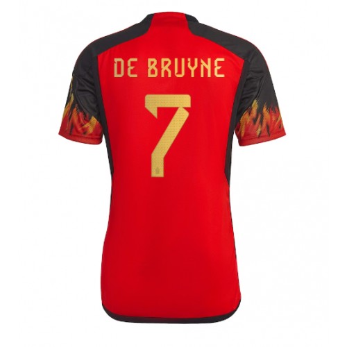Fotballdrakt Herre Belgia Kevin De Bruyne #7 Hjemmedrakt VM 2022 Kortermet
